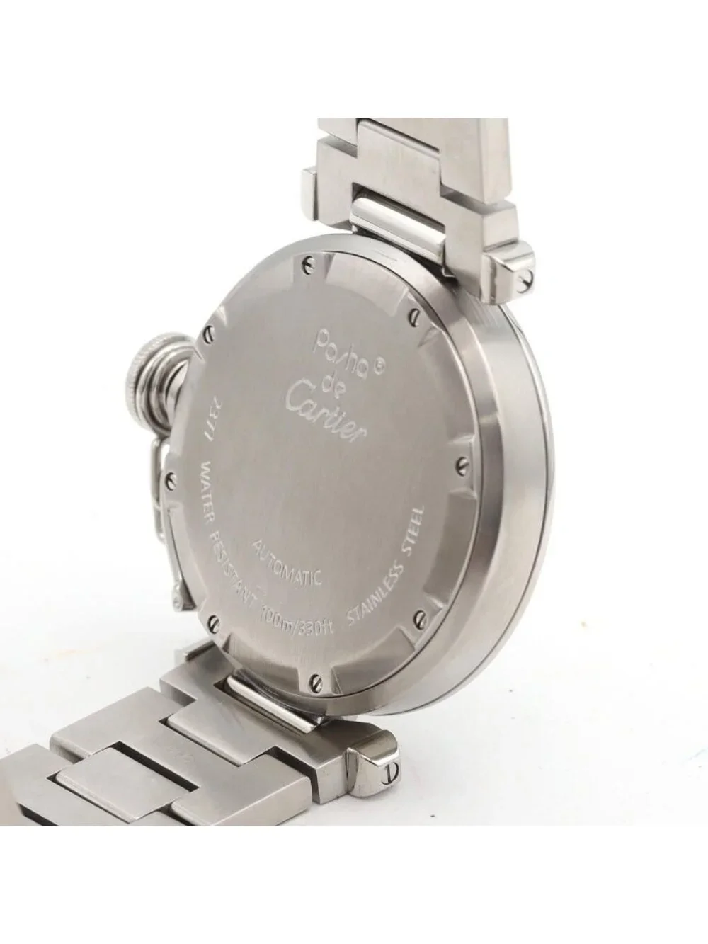 Cartier Pasha C GMT SS Automatic Winding Watch